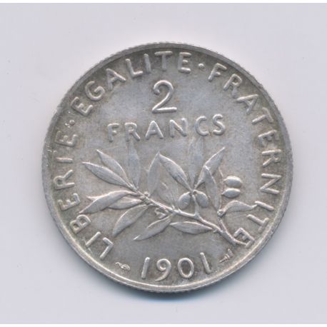 2 Francs Semeuse - 1901 - argent - SUP+
