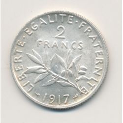 2 Francs Semeuse - 1917 - argent