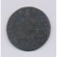 1 Sol aux balances - 1793 I Limoges - cuivre - B+