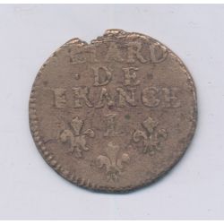 Louis XIV - Liard de France - 1699 L Bayonne - cuivre - B+
