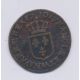 Louis XV - 1/2 Sol à la vieille tête - 1770 AA Metz - cuivre - TB+
