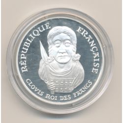 100 Francs Clovis - 1996 - argent belle épreuve - 37mm