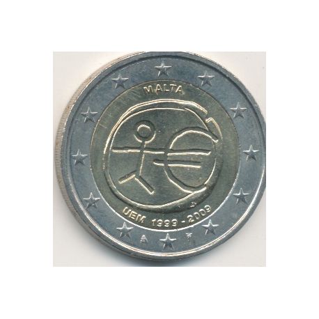 2€ Malte 2009 - 10 ans de l'euro