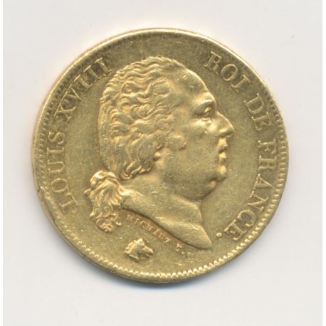 Louis XVIII - 40 francs Or - 1816 L Bayonne