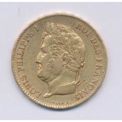 Louis Philippe I - 40 Francs or - 1834 A Paris - TTB