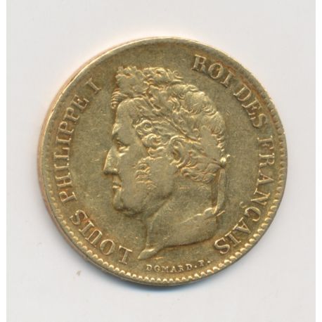 Louis Philippe I - 40 Francs Or - 1834 L Bayonne 