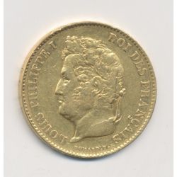 Louis Philippe I - 40 Francs Or - 1834 L Bayonne 