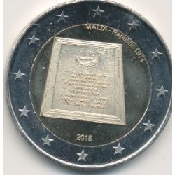 2€ Malte 2015 - République 1974