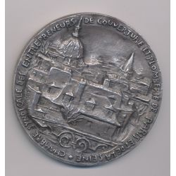 Médaille - Chambre syndicale des entrepreneurs de couverture et plomberie de Paris - argent - Corbin