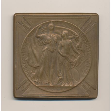Médaille - Exposition Universelle Saint Louis - 1904 - silver medal - Bronze - TTB