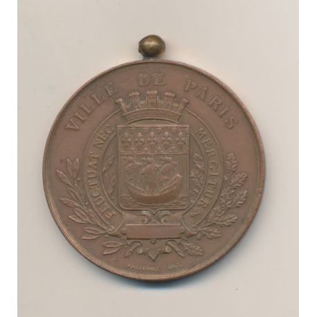 Médaille - Exposition vinicole de Paris - 1887 - bronze - 52mm