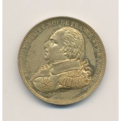 Médaille - Louis XVIII - Série métallique des Rois de France - cuivre - 31mm