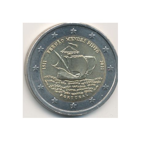 2€ Portugal 2011 - 500e anniversaire naissance Fernao mendes Pinto 