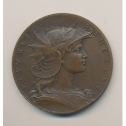 Médaille - Concours de Tir - 1904 - bronze - 51mm - TTB+