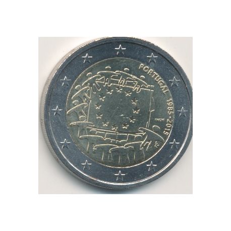 2€ Portugal 2015 - 30 drapeau européen