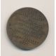 Médaille - Aux grands morts aux grands soldats des Vosges - 1920 - bronze - 32mm - TTB+