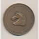 Médaille - Raid des Officiers de 2e Ligne - Journal Le Matin - H.Dubois - bronze - 50mm - TTB+