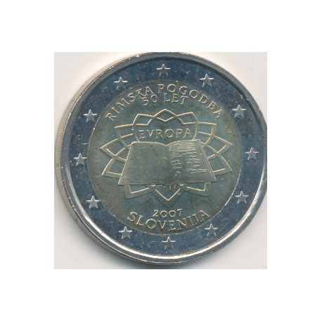 2€ Slovénie 2007 - Traité de Rome