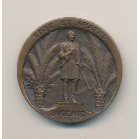 Médaille - Union nationale des Officiers de réserves - 25 et 29 mai 1930 - Congrès d'Alger - bronze - arthus bertrand - 36mm - T