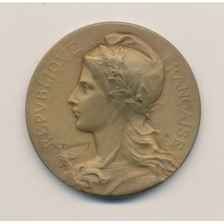 Médaille - Fédération nationale des syndicats des industries de l'alimentation - 1953 - par Rasumny - bronze - 40mm