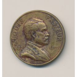 Médaille - Louis Pasteur - 1/10 Europa 1928 - bronze - 32mm - TTB