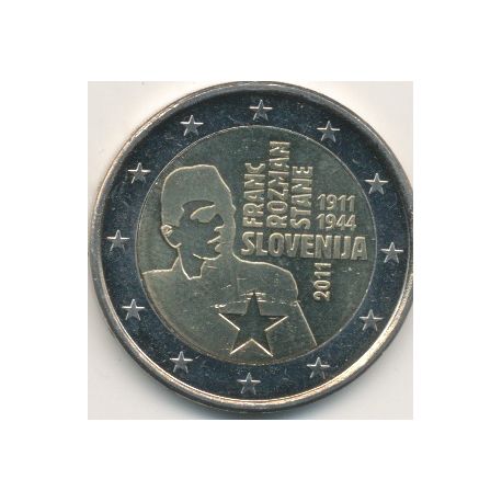 2€ Slovénie 2011 - 100e anniversaire naissance Franc Rozman