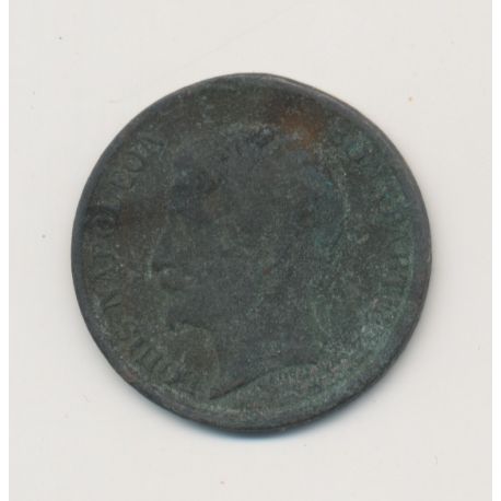 Médaille - Louis Napoléon - Voyage du midi à Niort - 1852 - cuivre - 24mm - TB