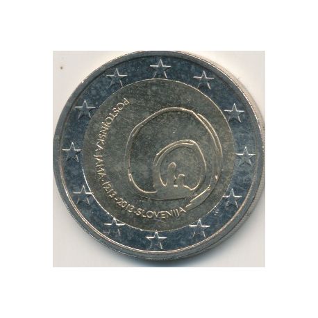 2€ Slovénie 2013 - 800e anniversaire découverte grotte de postojna