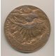 Médaille - Conseil général Isère - par Quérolle - bronze - 89mm - TTB+
