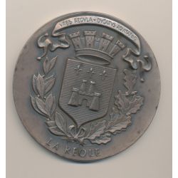 Médaille - La Réole - bronze argenté - 80mm - Pichard - TTB