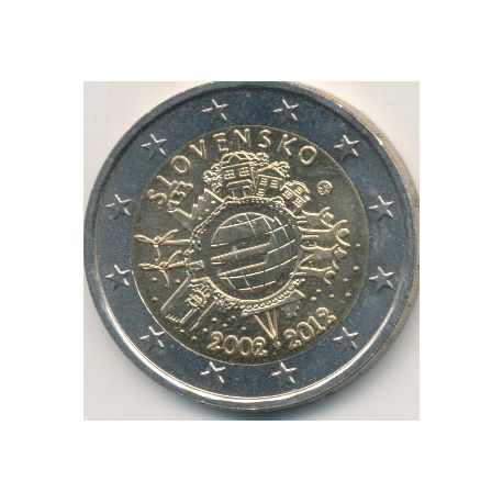 2€ Slovaquie 2012 - 10 ans euro