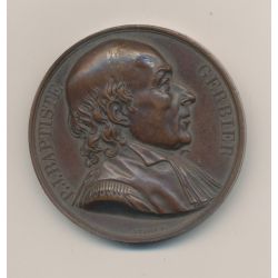 Médaille - Pierre Jean Baptiste gerbier - 1819 - bronze - 41mm - TTB+