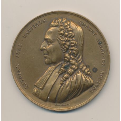 Médaille - Académie Française - Prix de vertu - 1935 - bronze - F.Gayrard - 52mm - TTB