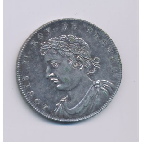 Médaille - Louis II - Refrappe 20e - argent - 33mm - TTB+
