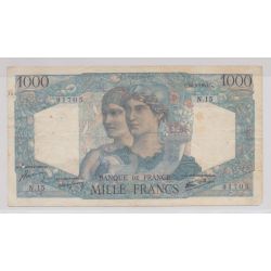 1000 Francs Minerve et hercule - 26.04.1945 - TB