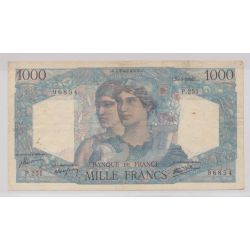 1000 Francs Minerve et hercule - 25.04.1946 - TTB