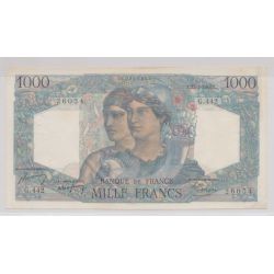 1000 Francs Minerve et hercule - 27.05.1948 - TTB+