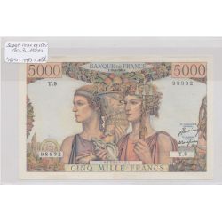 5000 Francs Terre et Mer - 10.03.1949 - TTB+