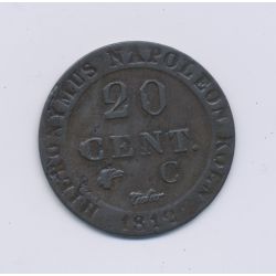 Westphalie - 20 centimes - 1812 C Cassel - TTB+
