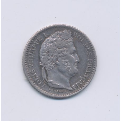 25 centimes Louis Philippe I - 1845 B Rouen - SUP