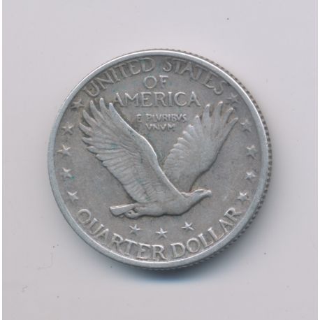 Etats-Unis - 1/4 Dollar 1917 - argent - TB/TB+