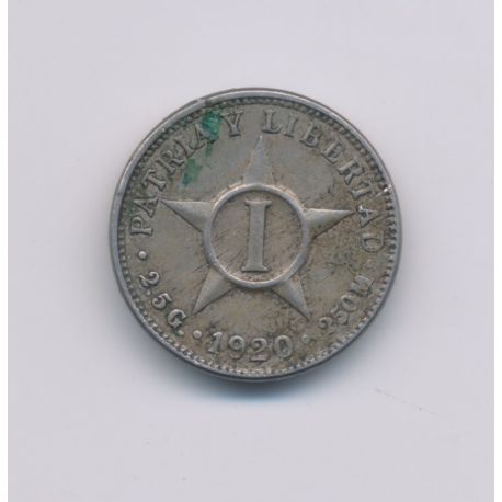 Cuba - 1 Centavo - 1920 - nickel - TTB
