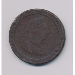 Angleterre - George III - Penny 1797 - cuivre - TB