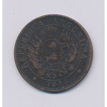 Argentine - 2 Centavos - 1885 - bronze - TTB