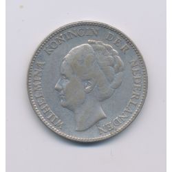 Hollande - 1 Gulden 1930 - Wihelmina - argent - TTB