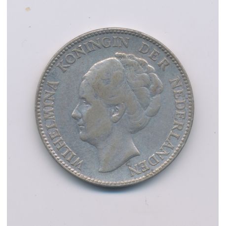 Hollande - 1 Gulden 1930 - Wihelmina - argent - TTB