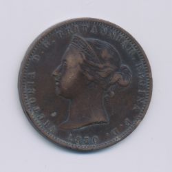 Jersey - 1/13 Shilling - 1870 - Victoria - cuivre - TB+
