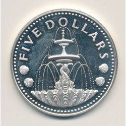 Barbades - 5 Dollars - 1977