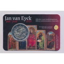 Coincard - 2 Euro Belgique 2020 - Jan Van Eyck 