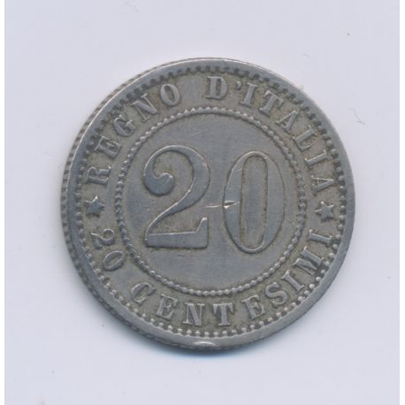 Italie - 20 Centesimi - 1895 R - cupro-nickel - TTB